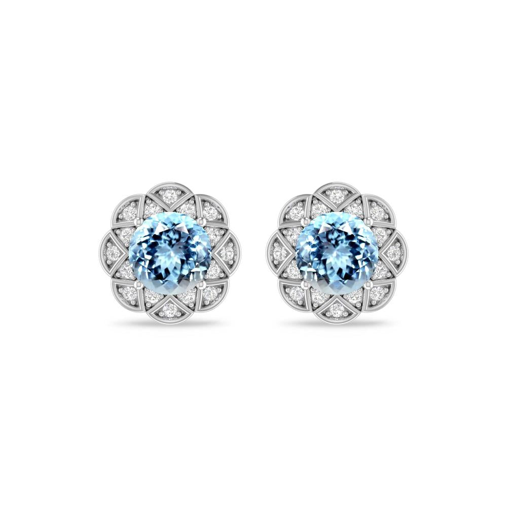 White Gold - Aquamarine