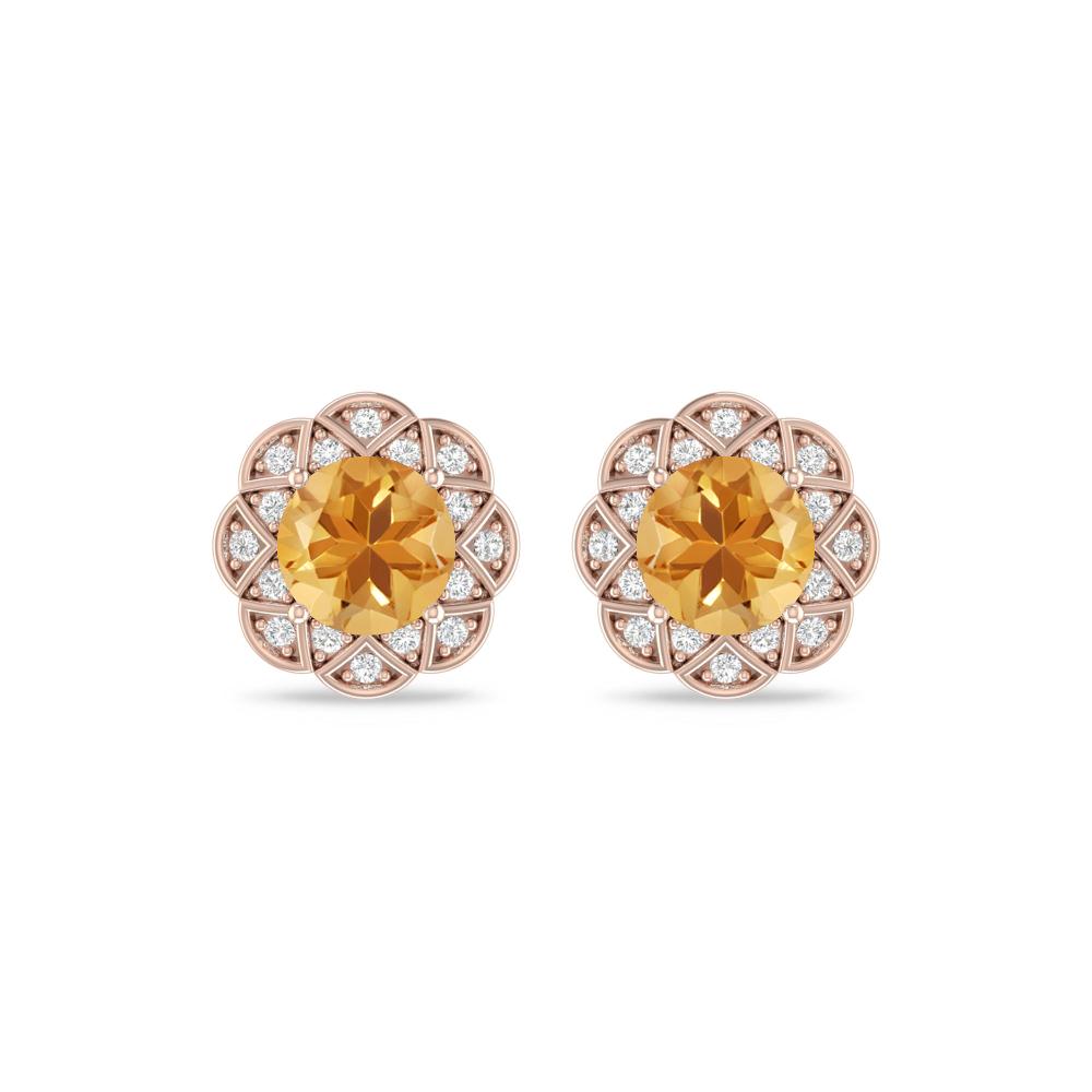 Rose Gold - Citrine