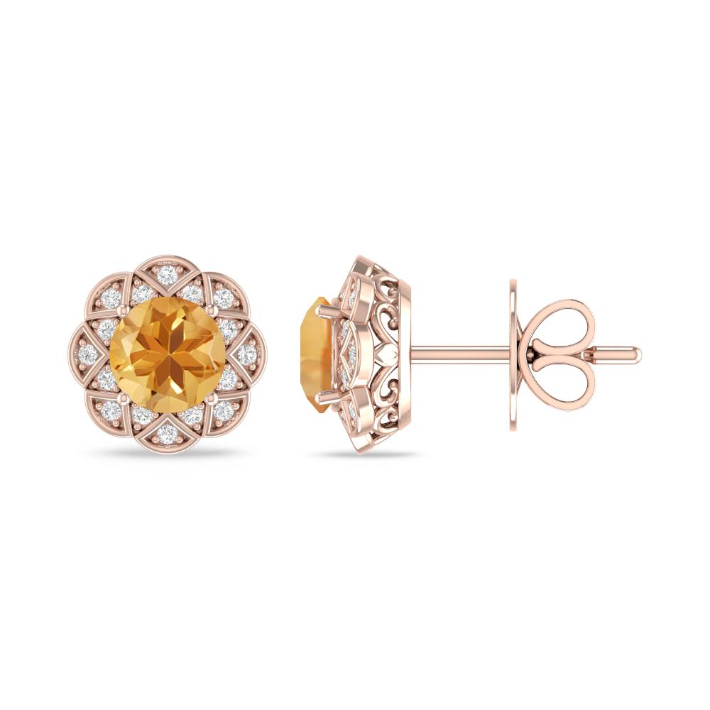 Rose Gold - Citrine