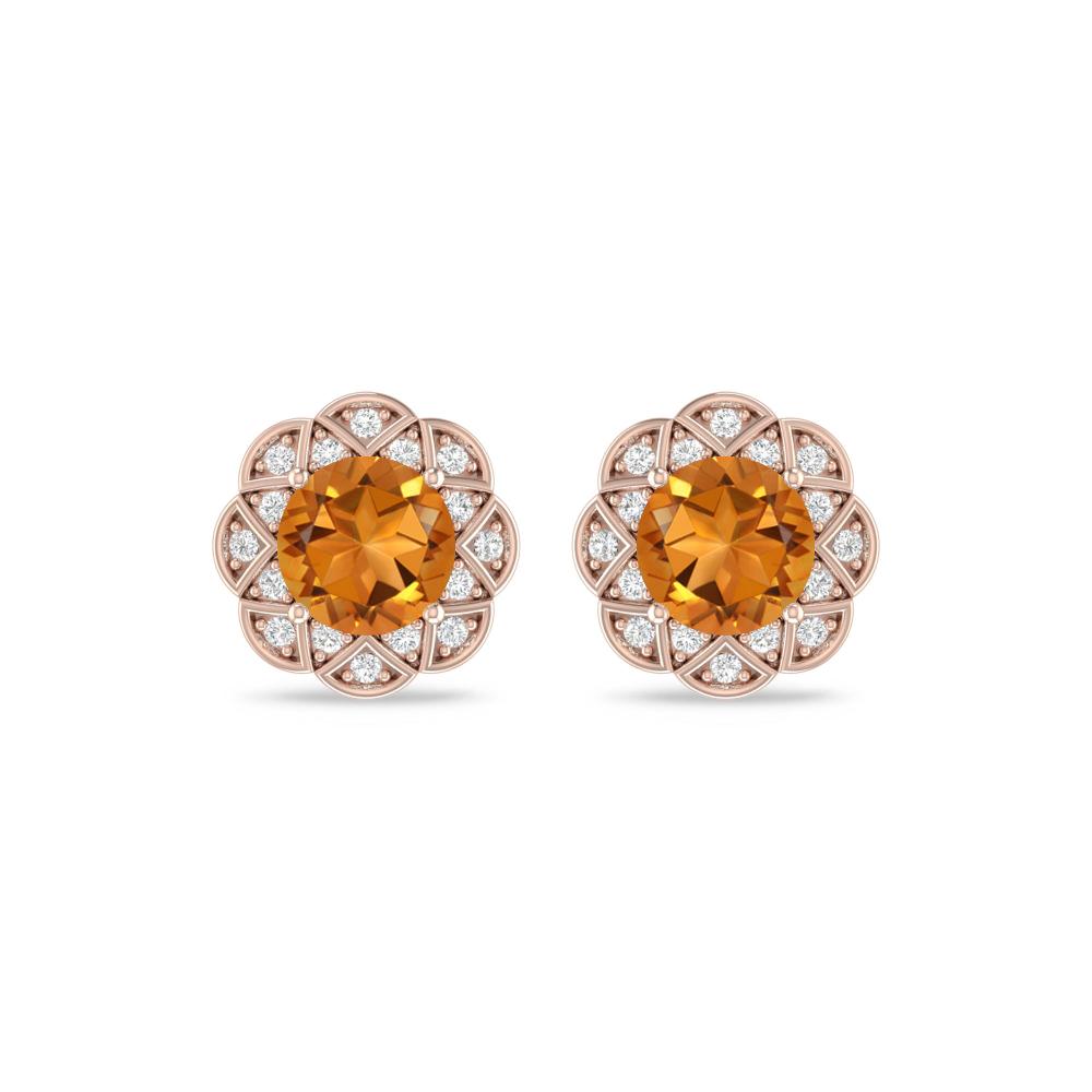 Rose Gold - Citrine