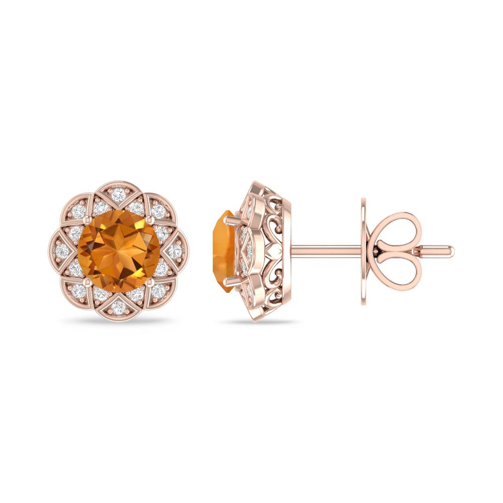 Rose Gold - Citrine