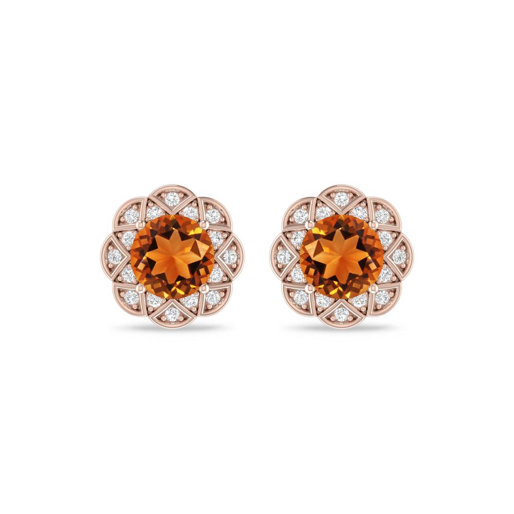 Rose Gold - Citrine