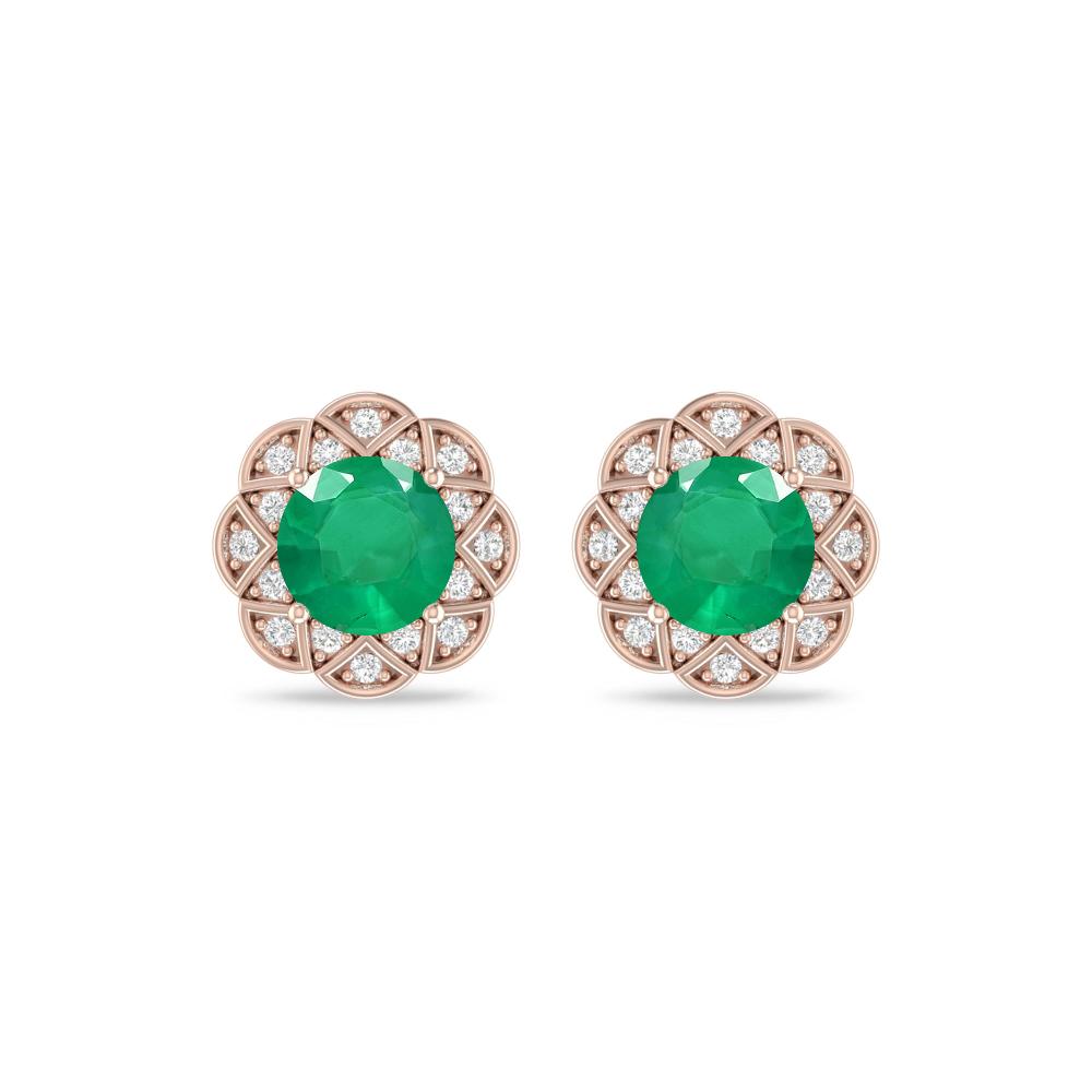 Rose Gold - Emerald