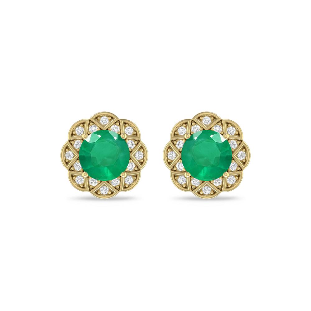 Yellow Gold - Emerald