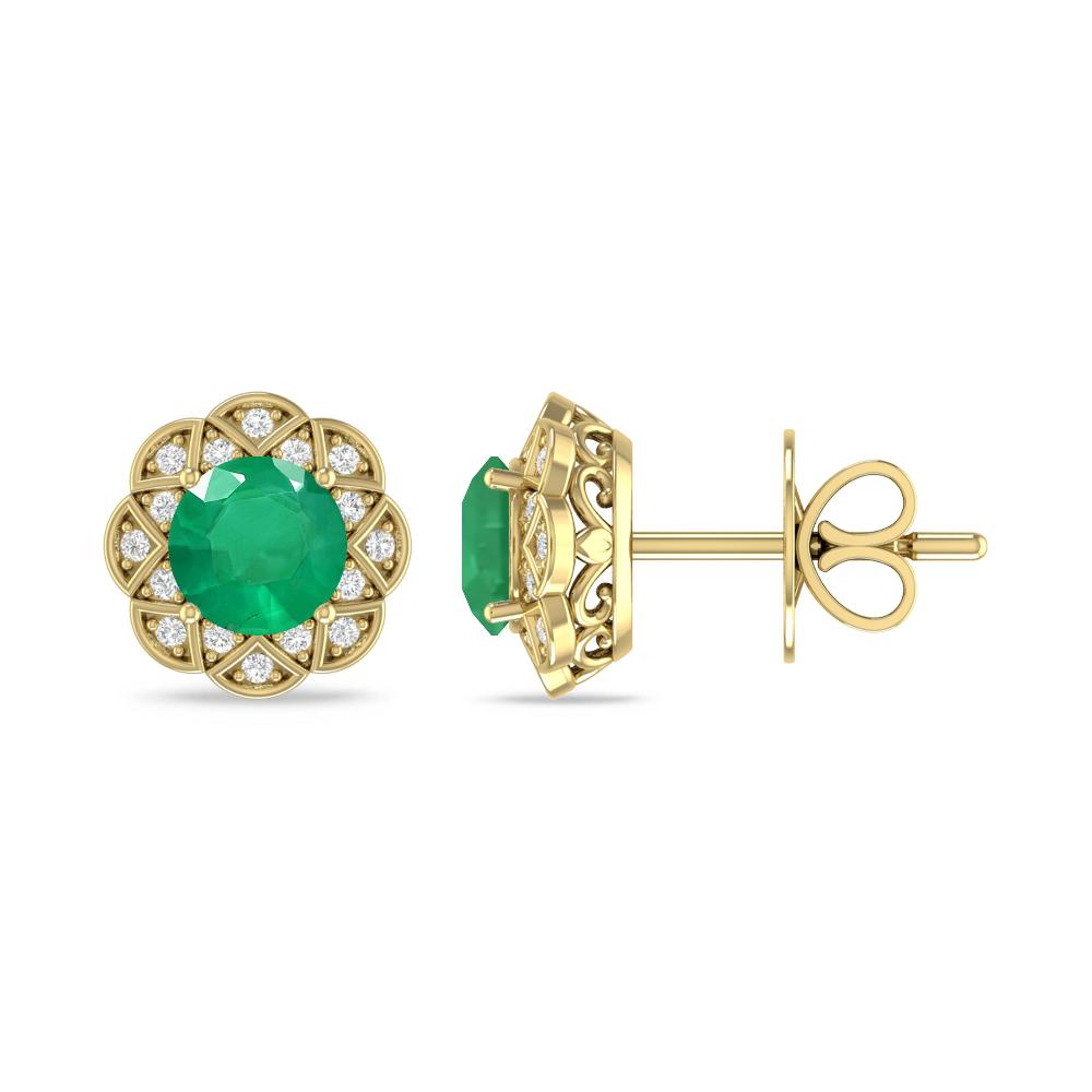 Yellow Gold - Emerald