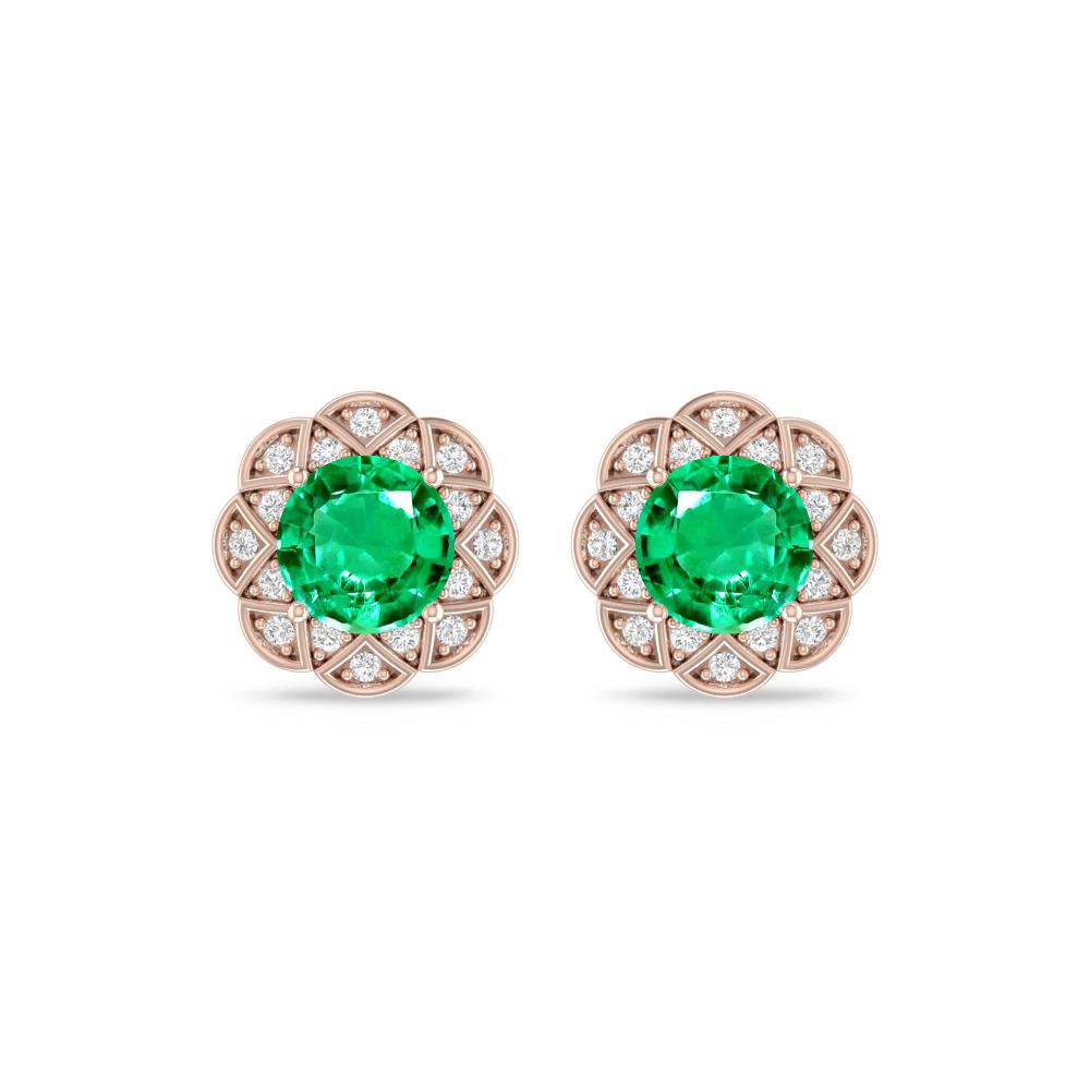 Rose Gold - Emerald
