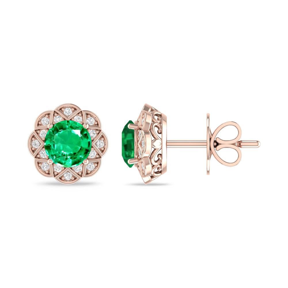 Rose Gold - Emerald