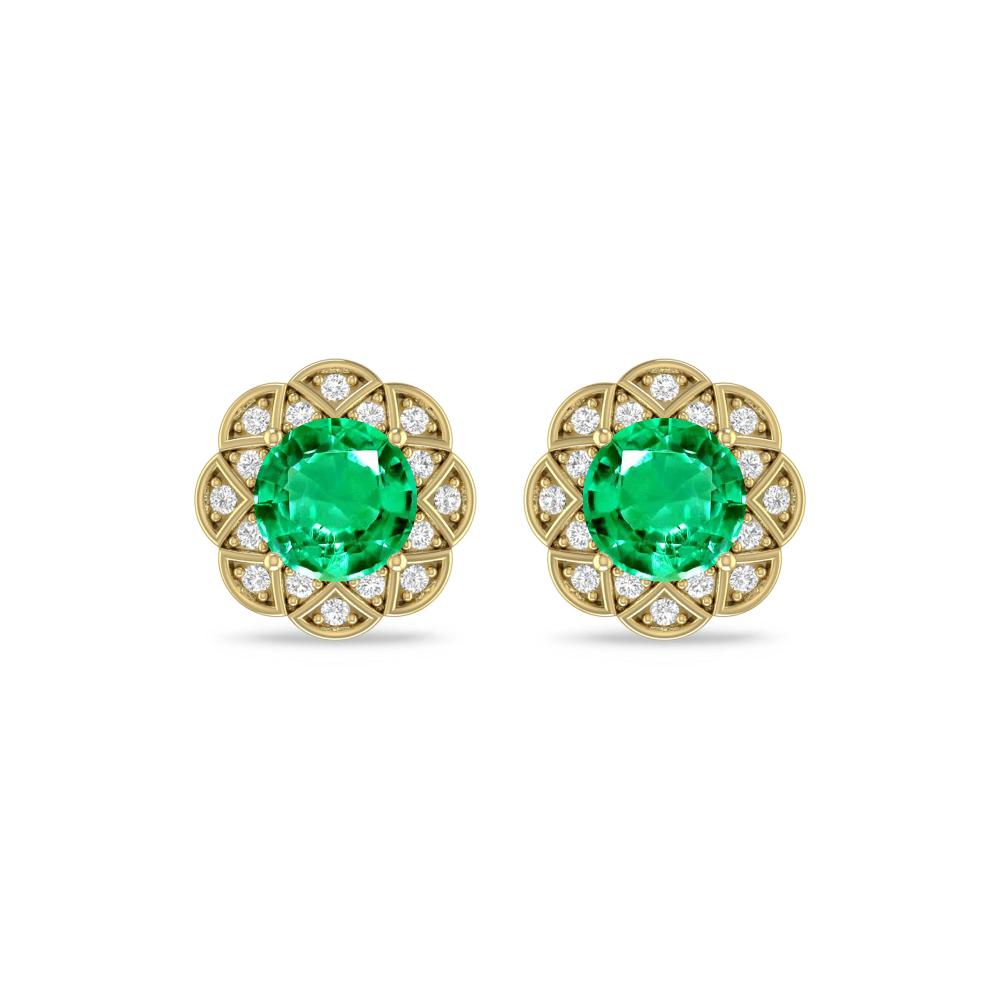 Yellow Gold - Emerald