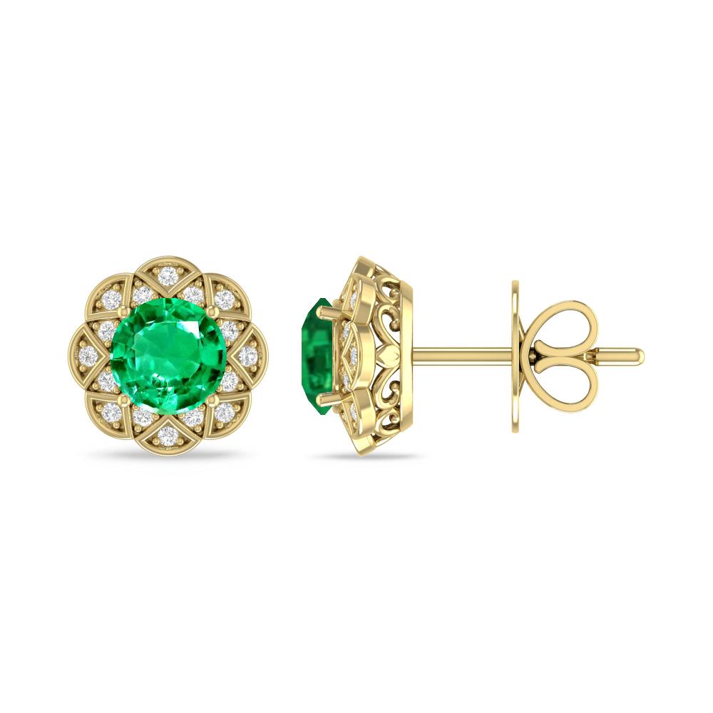 Yellow Gold - Emerald