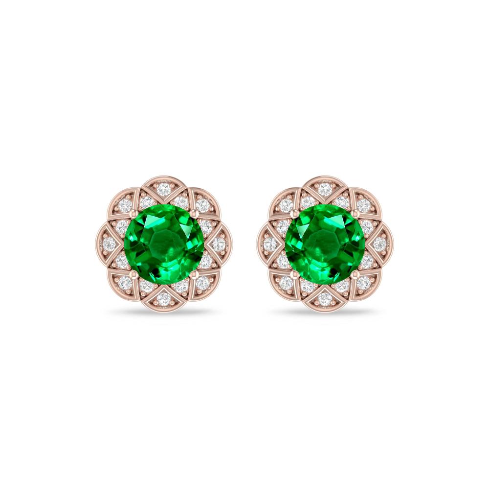 Rose Gold - Emerald