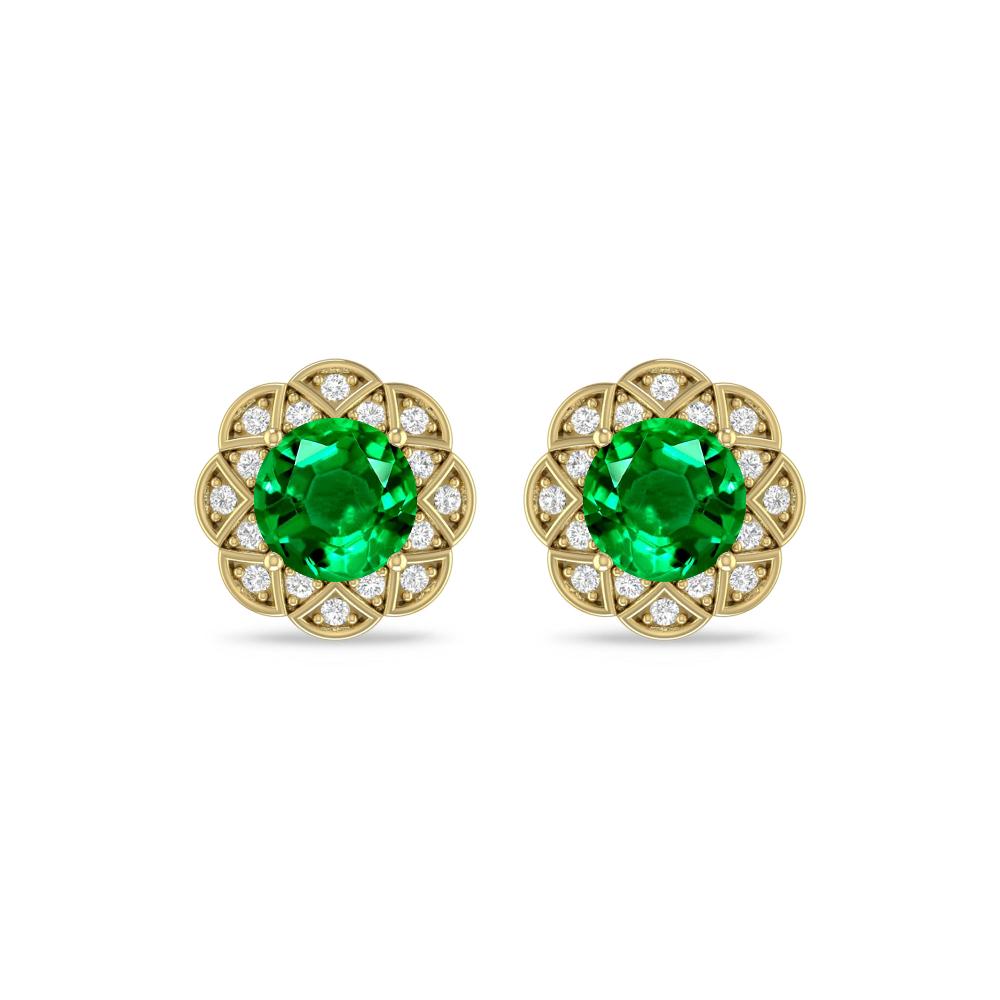 Yellow Gold - Emerald