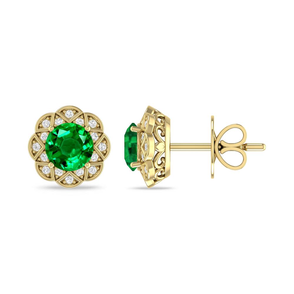 Yellow Gold - Emerald