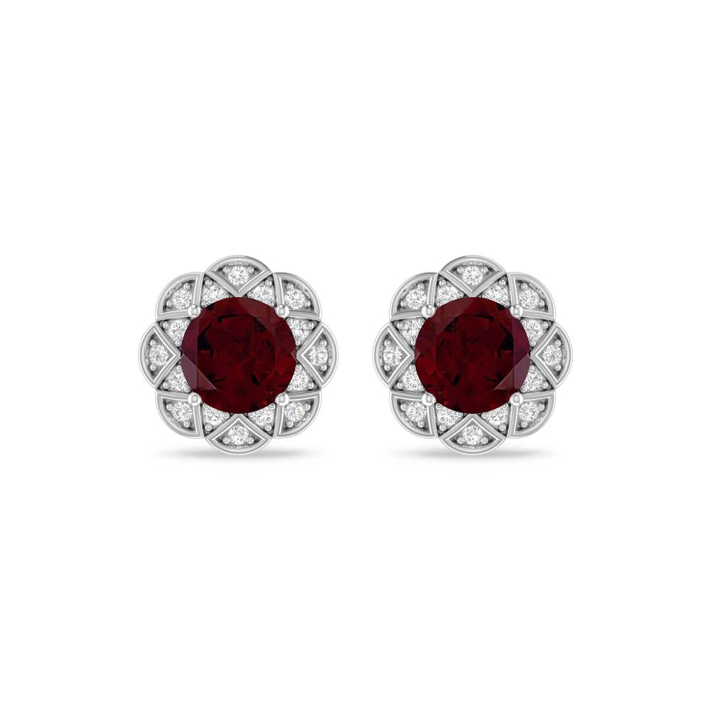 White Gold - Garnet