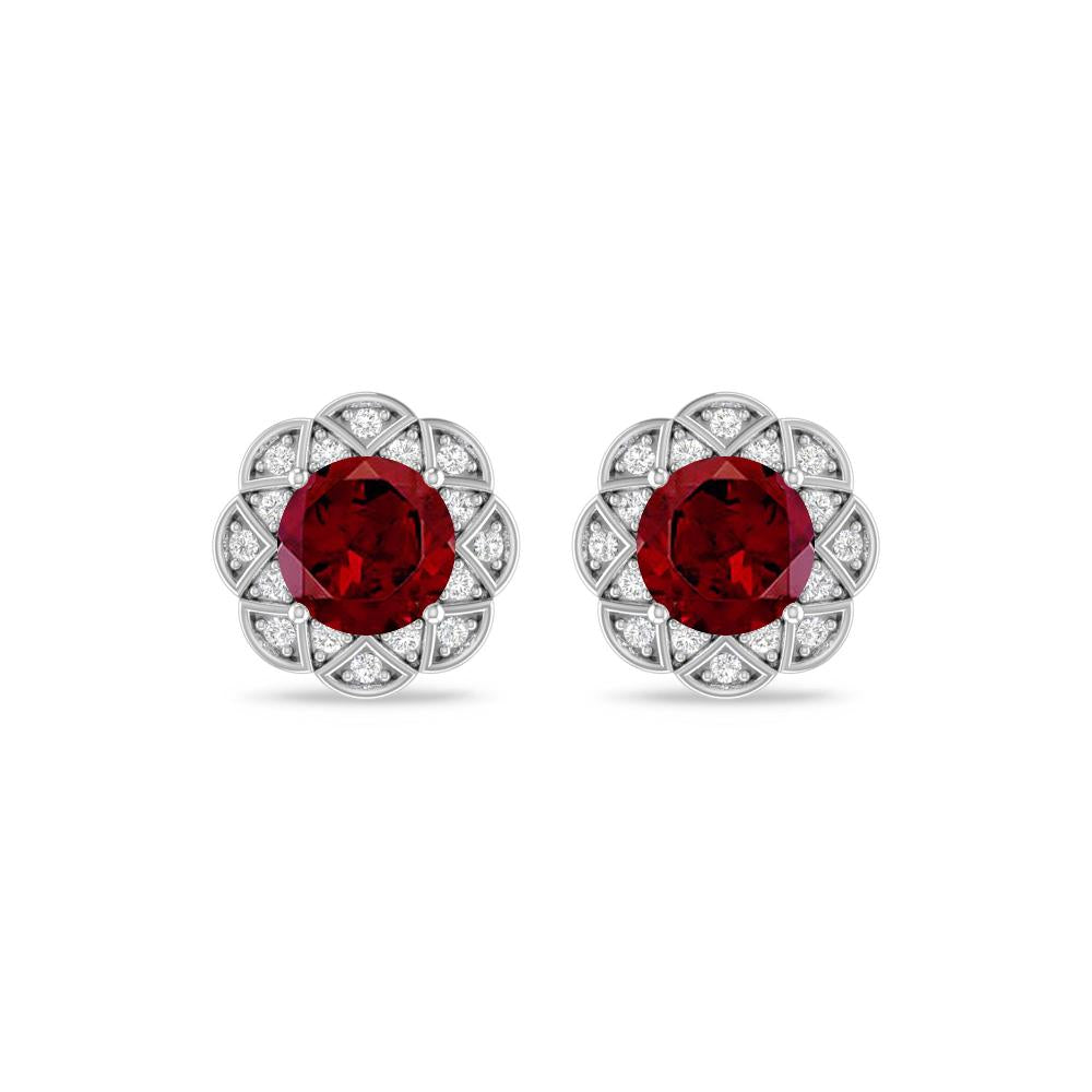 White Gold - Garnet