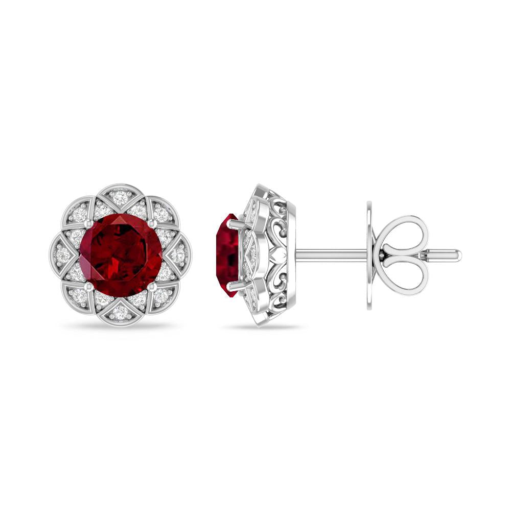 White Gold - Garnet