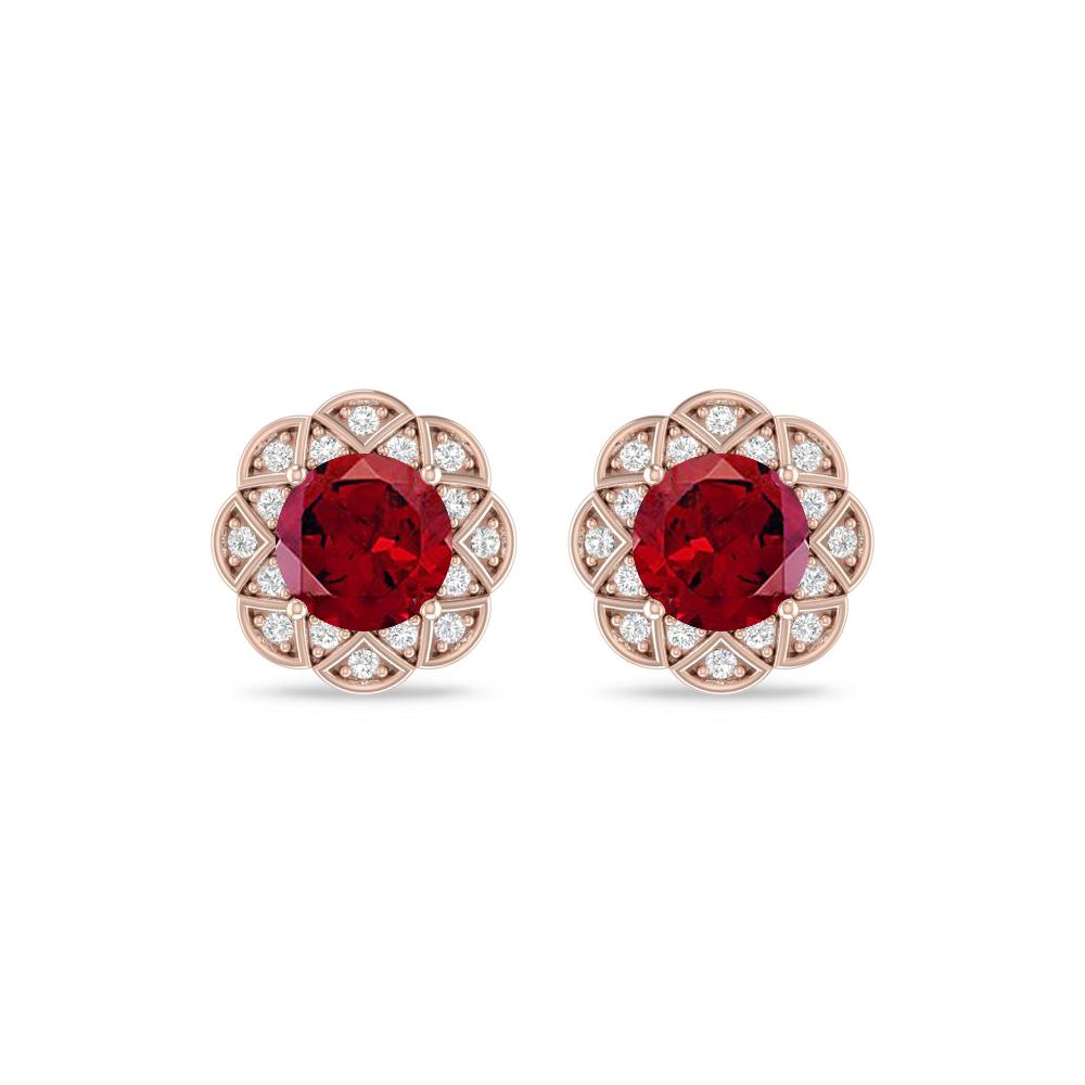 Rose Gold - Garnet