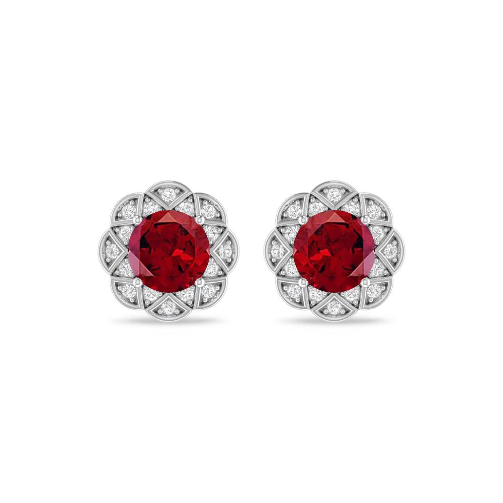 White Gold - Garnet