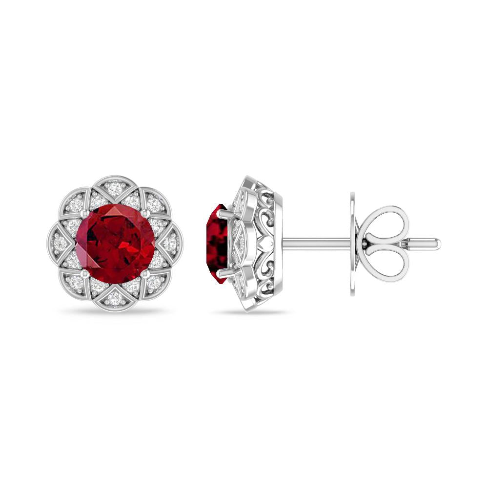 White Gold - Garnet
