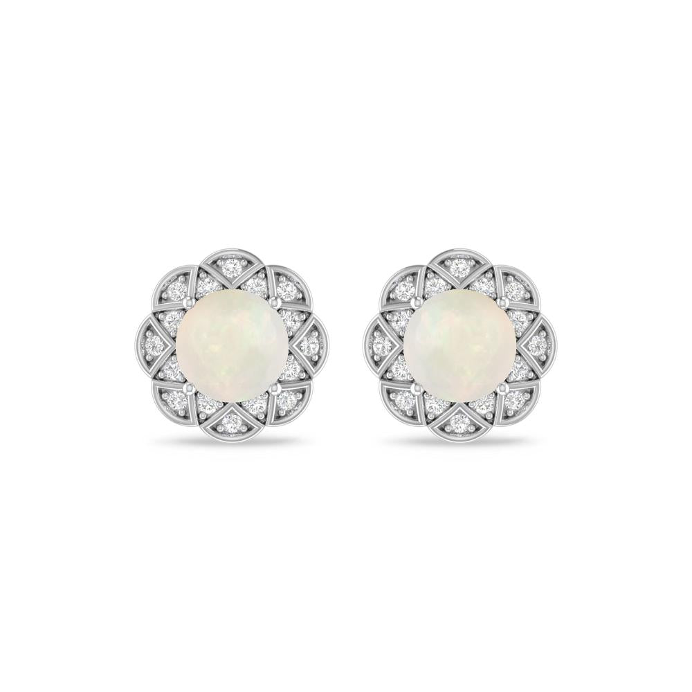 White Gold - Opal