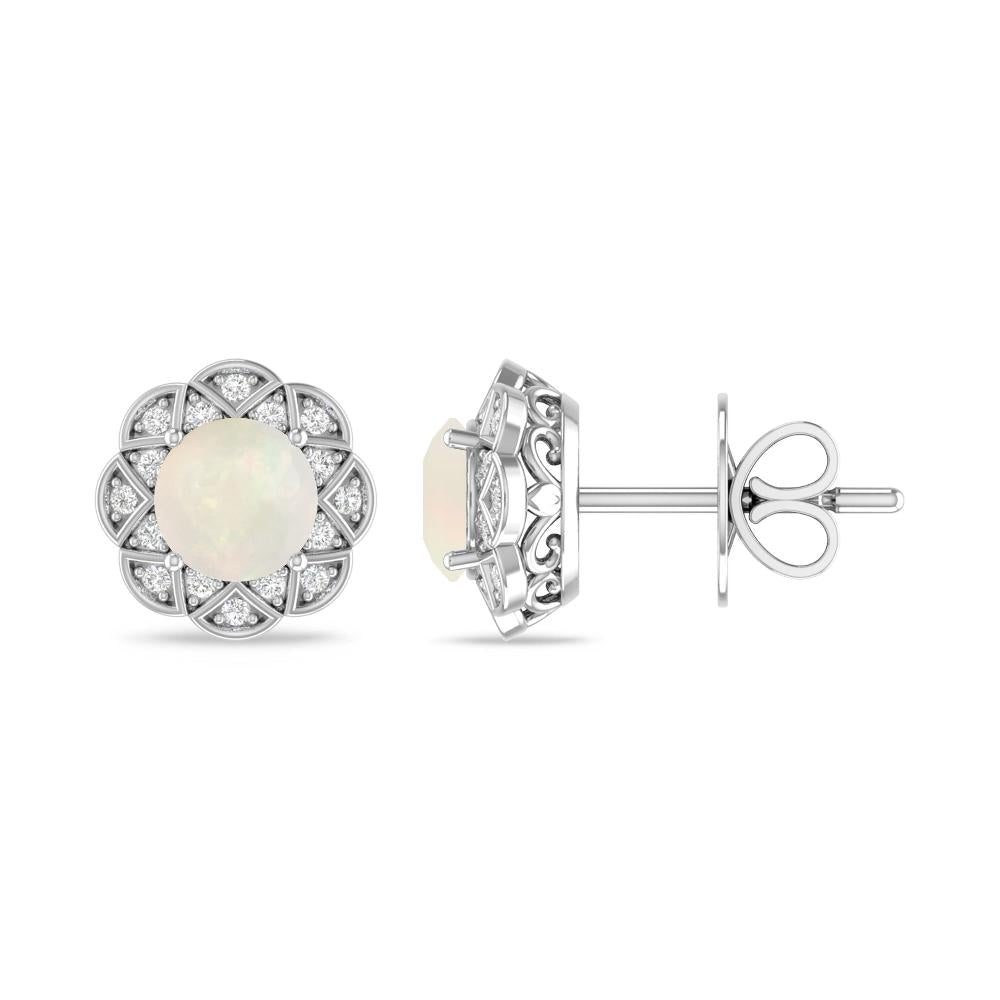 White Gold - Opal