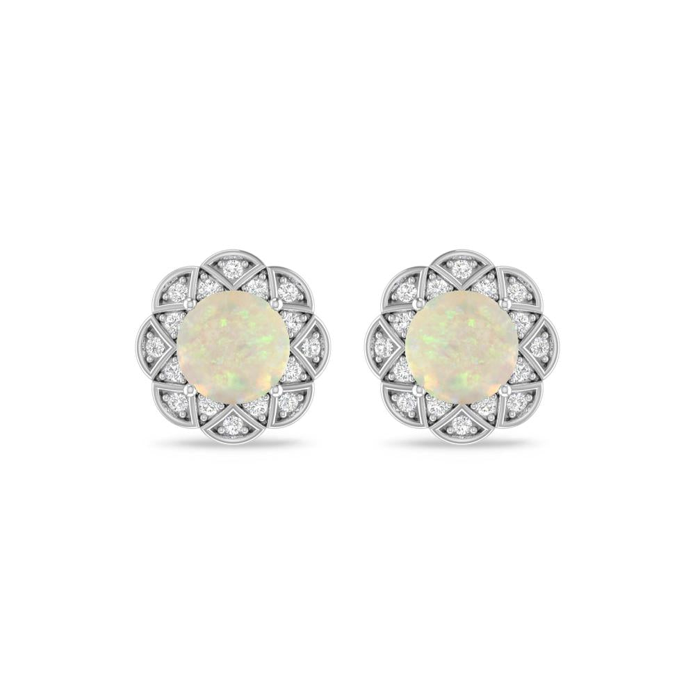 White Gold - Opal