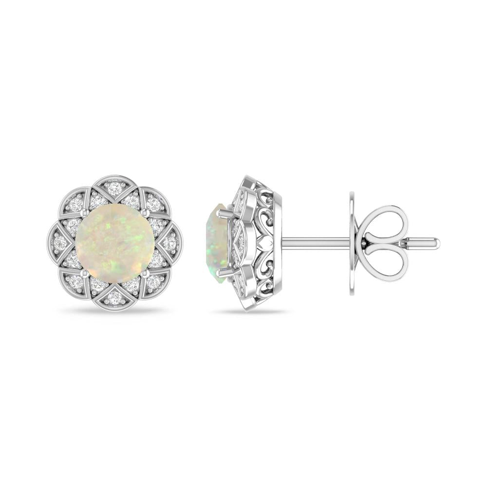 White Gold - Opal
