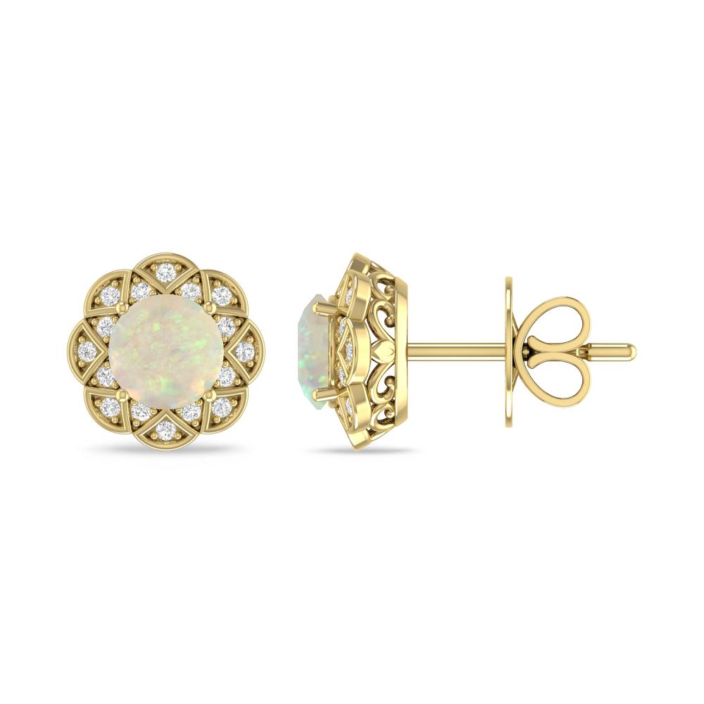 Yellow Gold - Opal