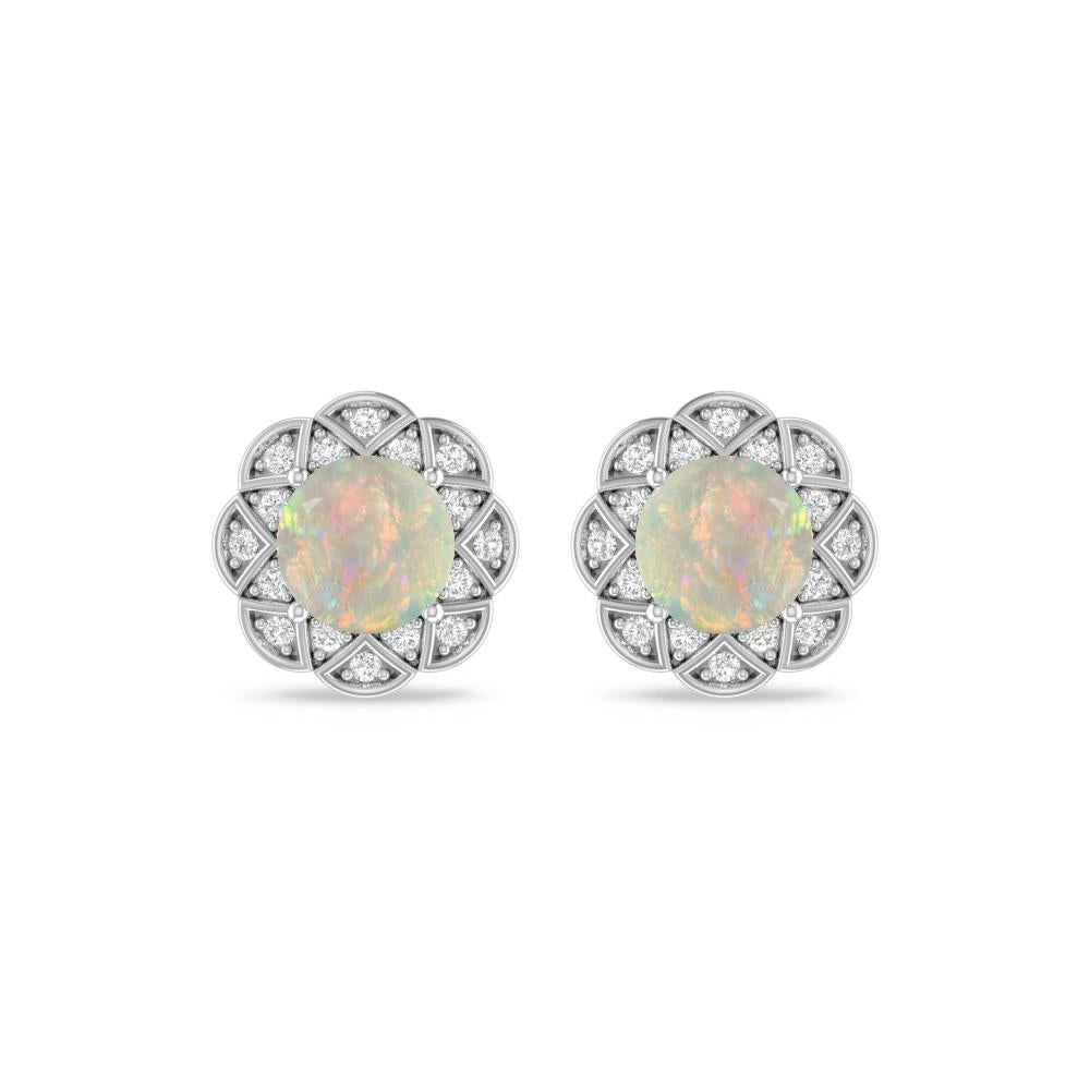 White Gold - Opal