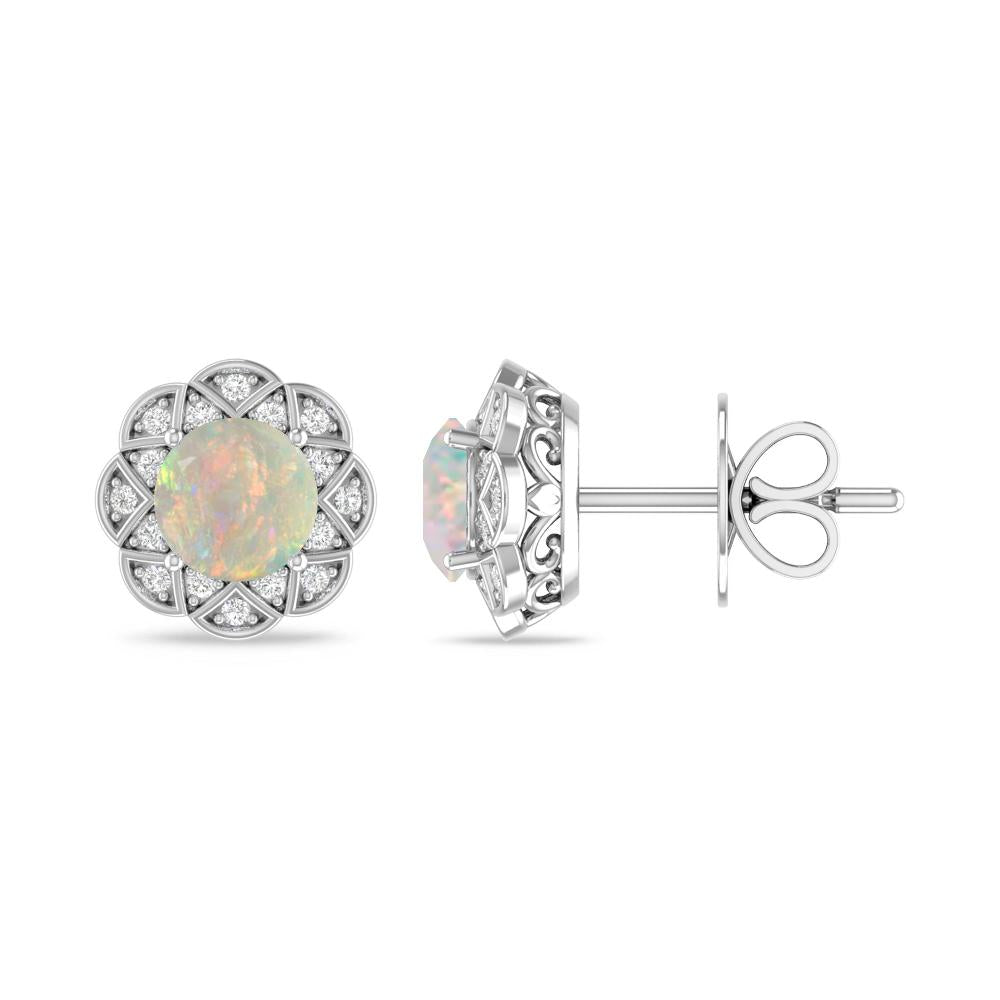 White Gold - Opal