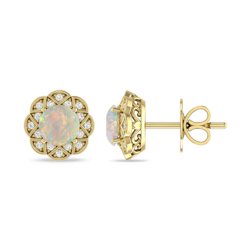 Yellow Gold - Opal