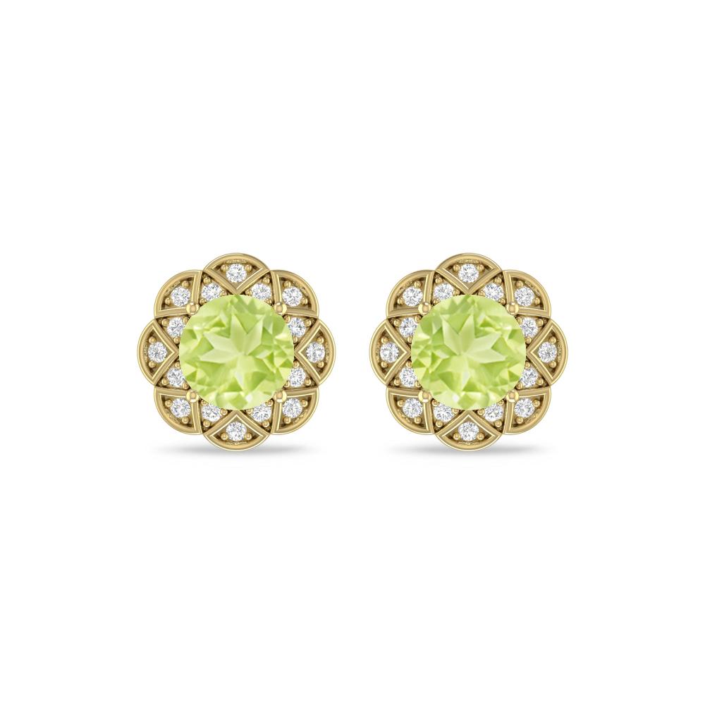 Yellow Gold - Peridot