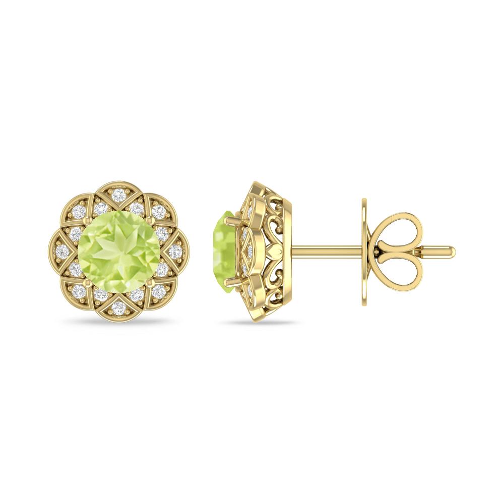 Yellow Gold - Peridot