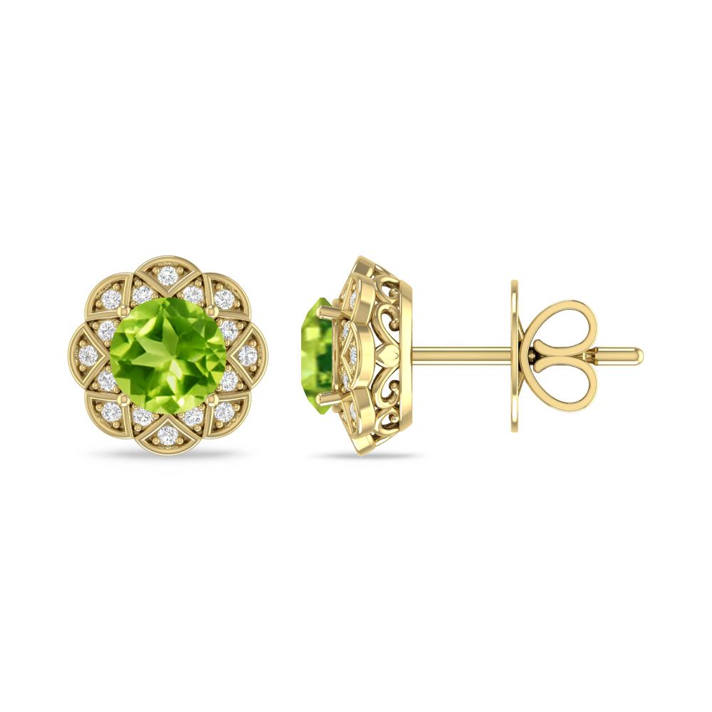 Yellow Gold - Peridot