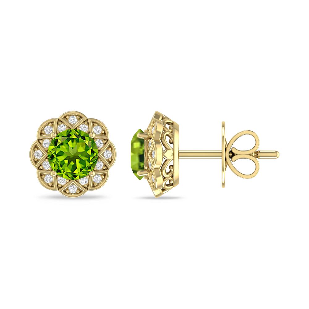 Yellow Gold - Peridot
