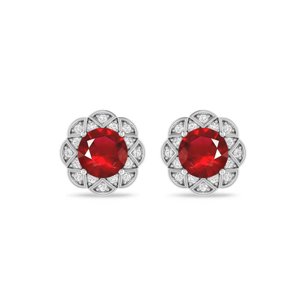 White Gold - Ruby