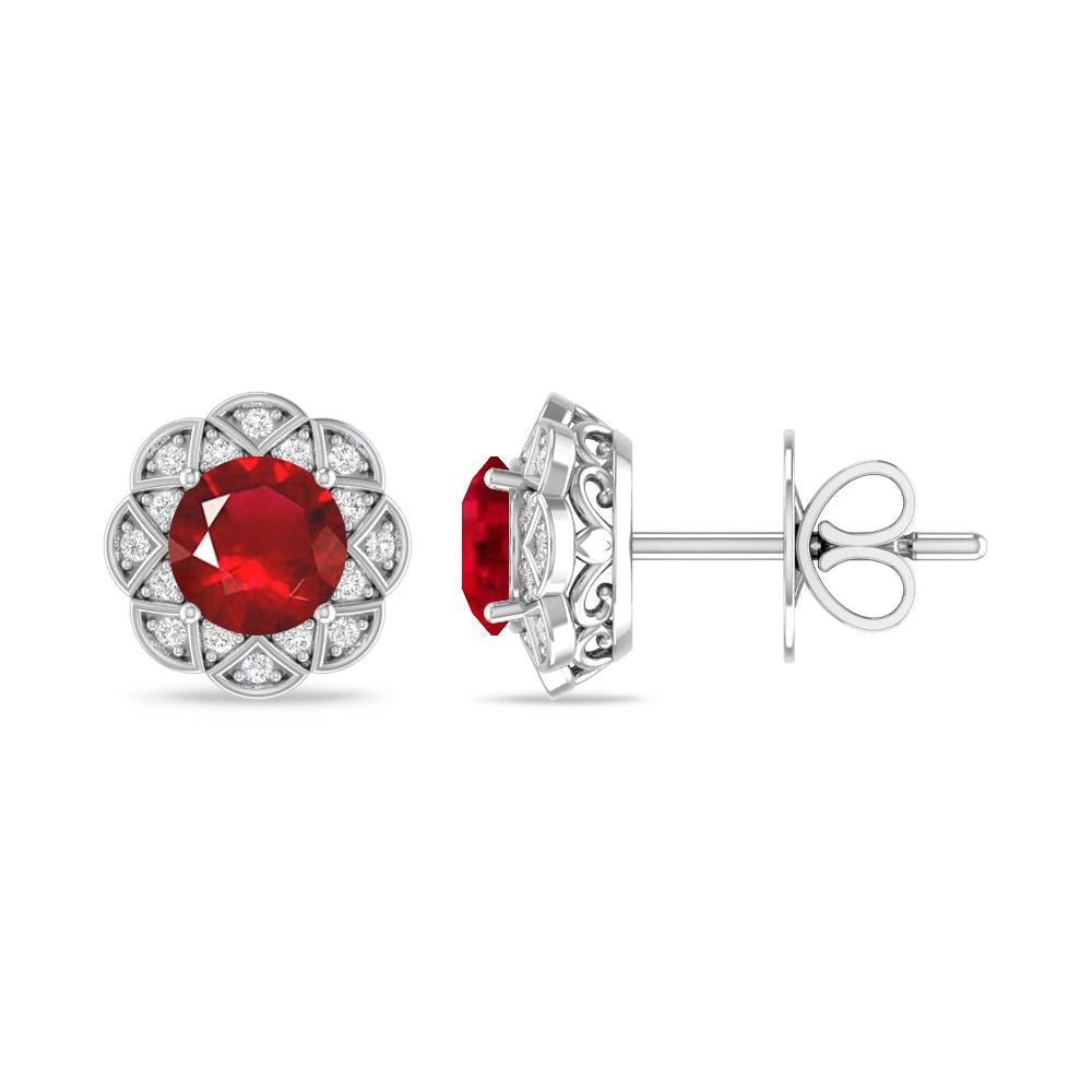 White Gold - Ruby