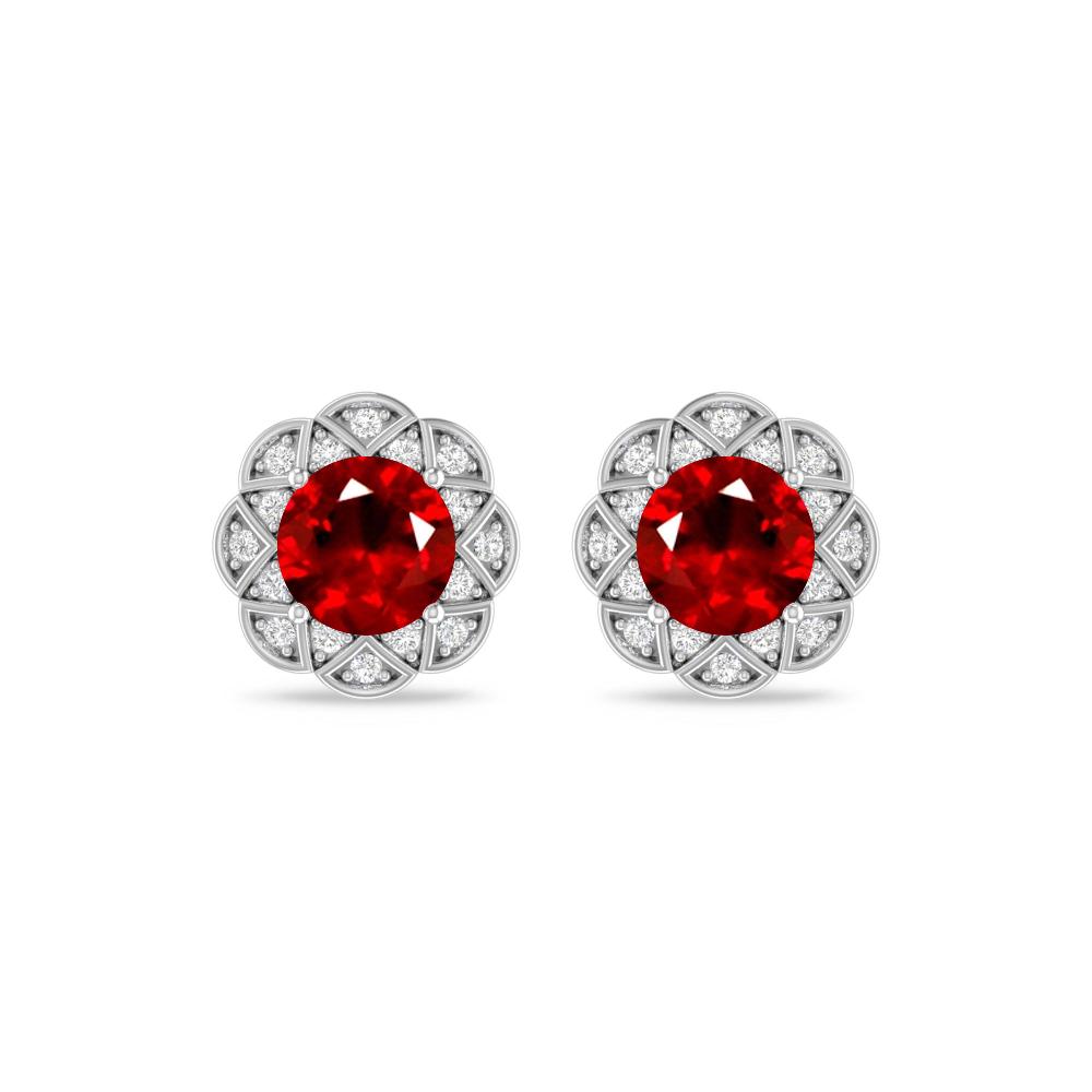 White Gold - Ruby