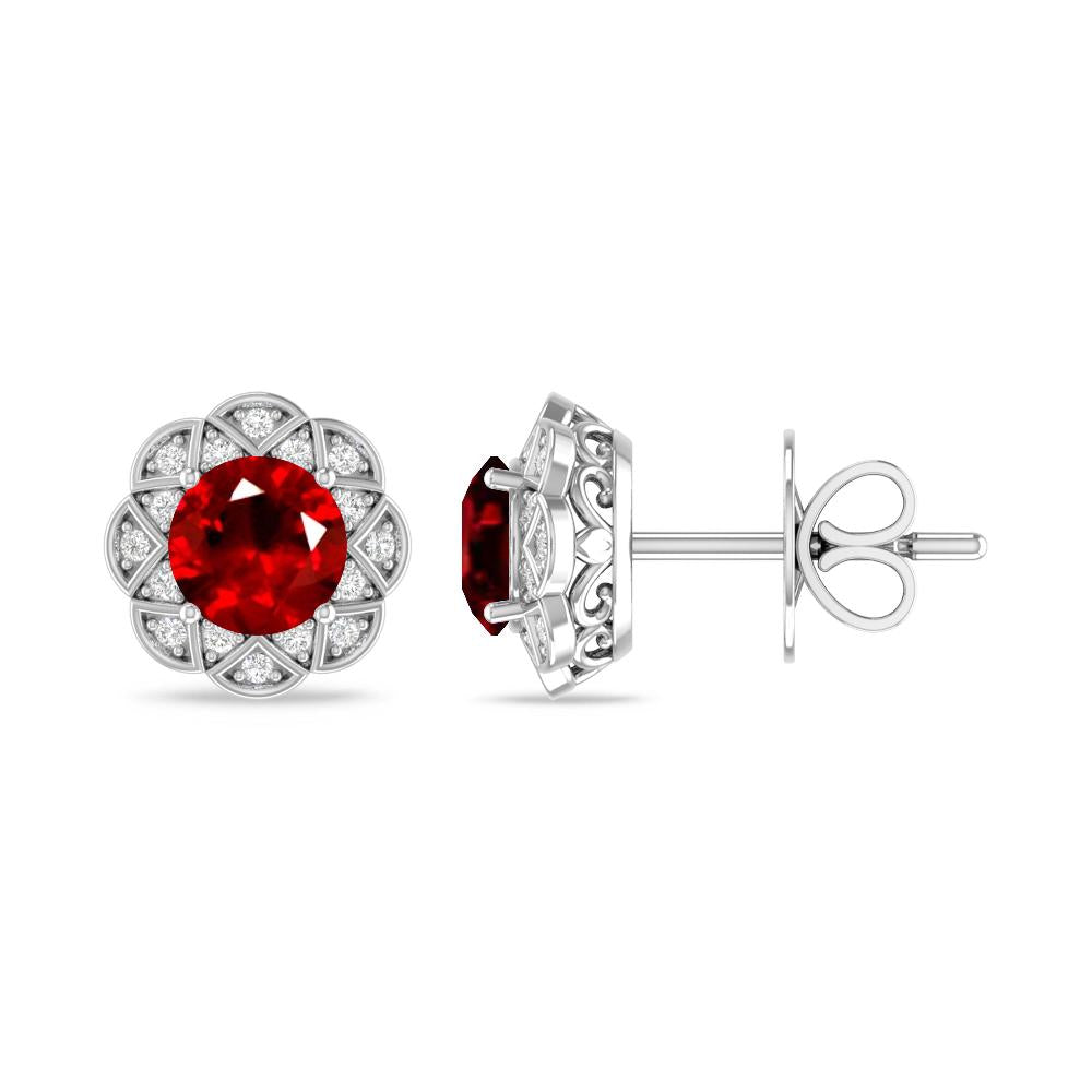 White Gold - Ruby