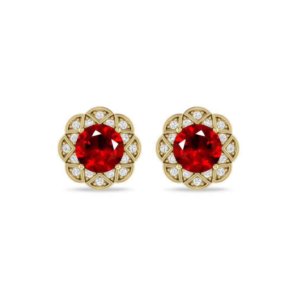 Yellow Gold - Ruby