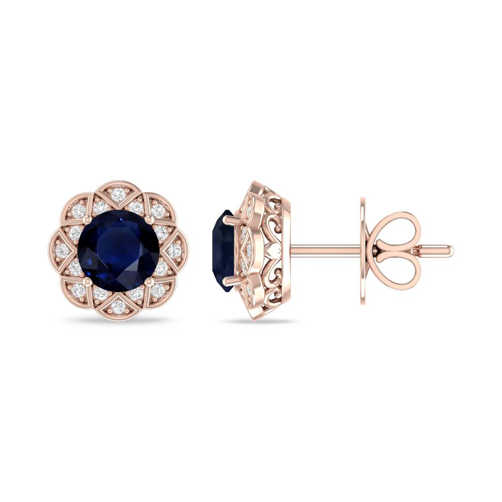 Rose Gold - Sapphire