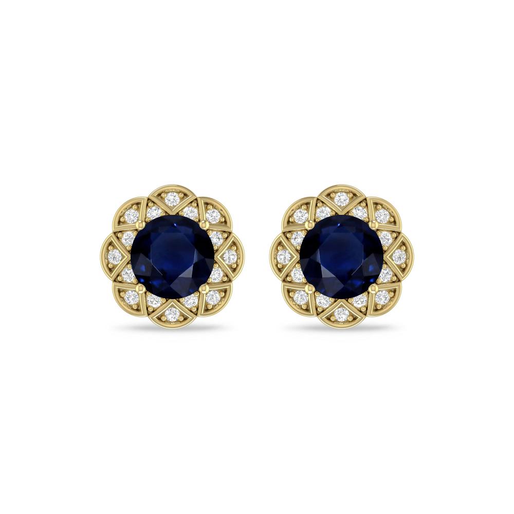Yellow Gold - Sapphire