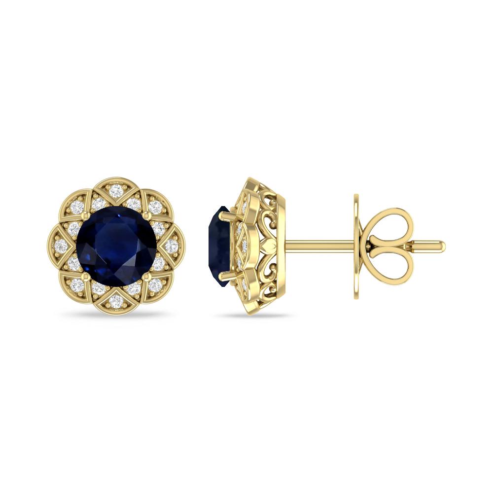 Yellow Gold - Sapphire