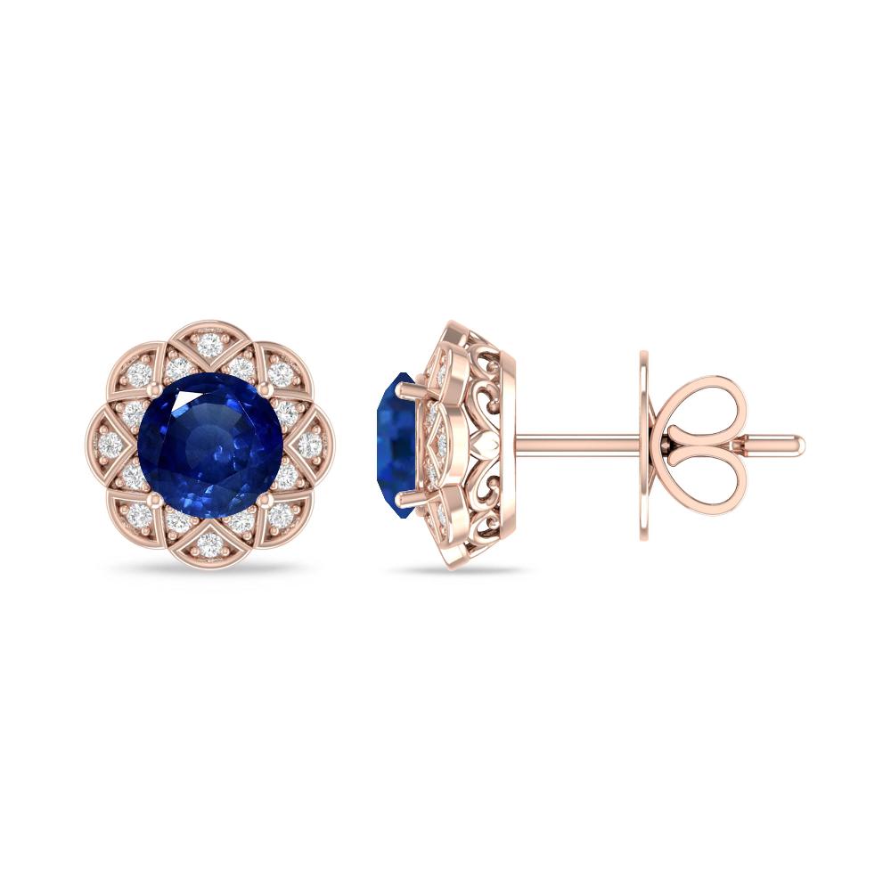 Rose Gold - Sapphire