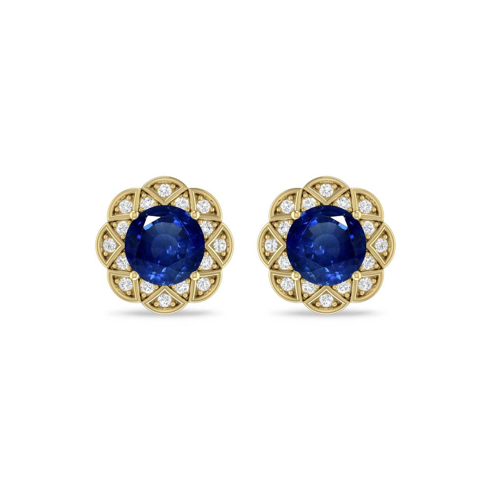 Yellow Gold - Sapphire