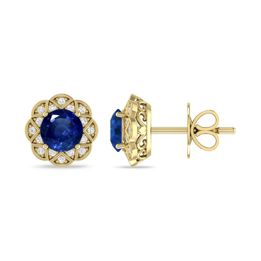 Yellow Gold - Sapphire