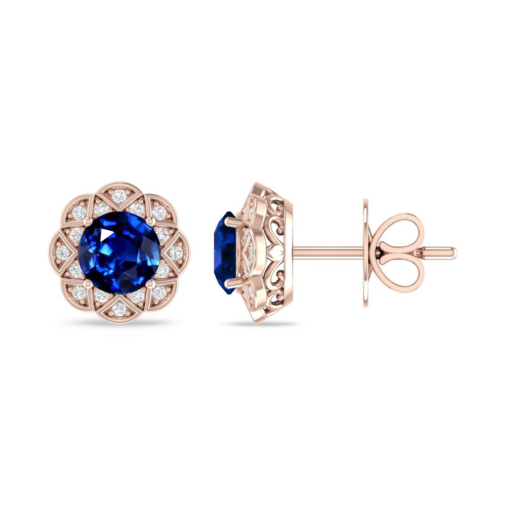 Rose Gold - Sapphire