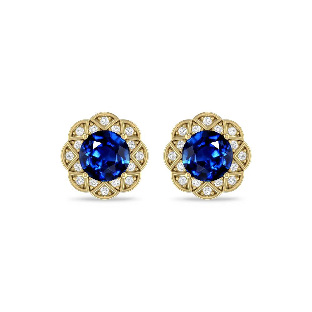 Yellow Gold - Sapphire