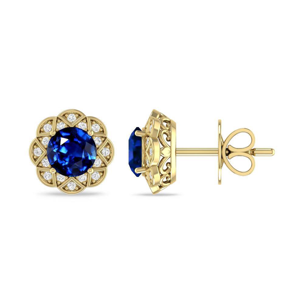 Yellow Gold - Sapphire