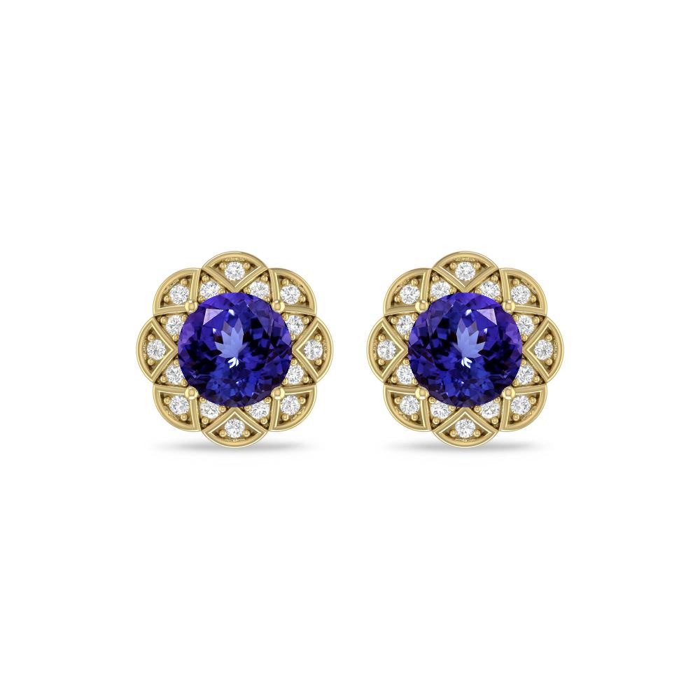 Yellow Gold - Tanzanite