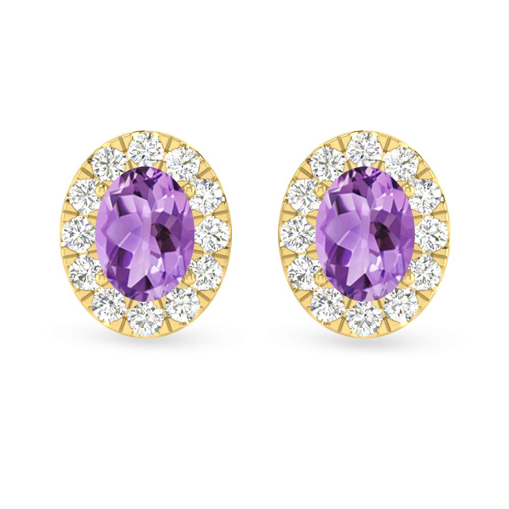 Yellow Gold - Amethyst